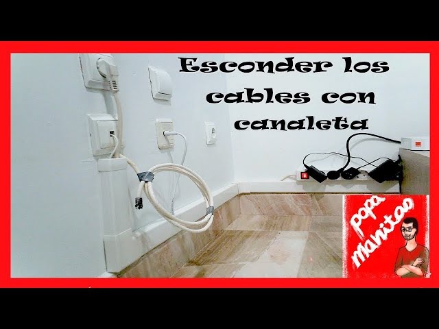 Si no encuentras la manera de ocultar los cables, muéstralos con estilo