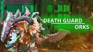 Death Guard vs Orks - 10th Edition Warhammer 40k Battle Report #warhammer40k