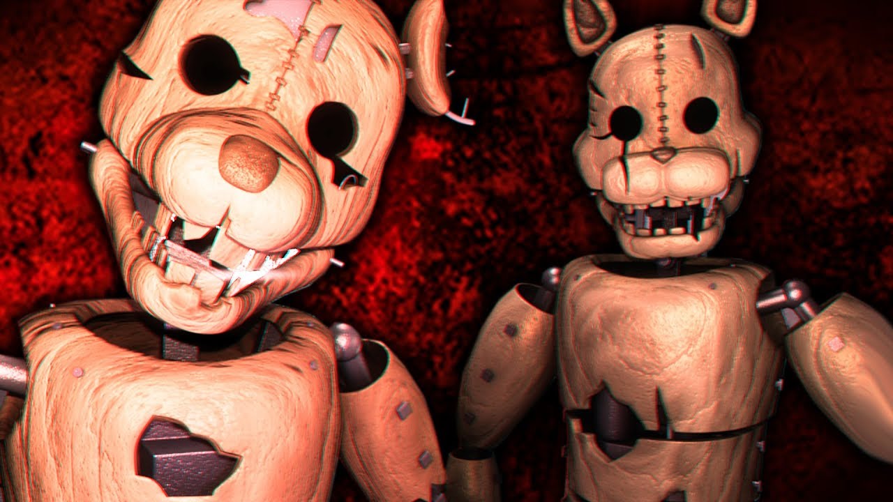 All animatronics in five nights at candy's 2 #fyp #horror #horror #fiv