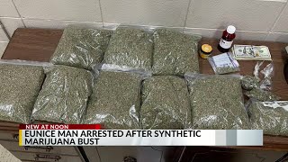 Narcotics investigation led to seizure 8.2 pounds of synthetic marijuana; arrest made