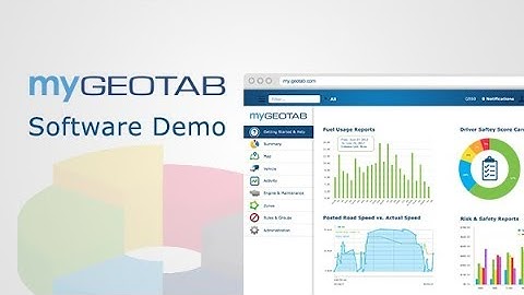 MyGeotab Software Demo