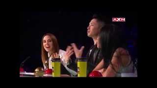 Melanie C doesn't agree with other judges - Asia's Got Talent