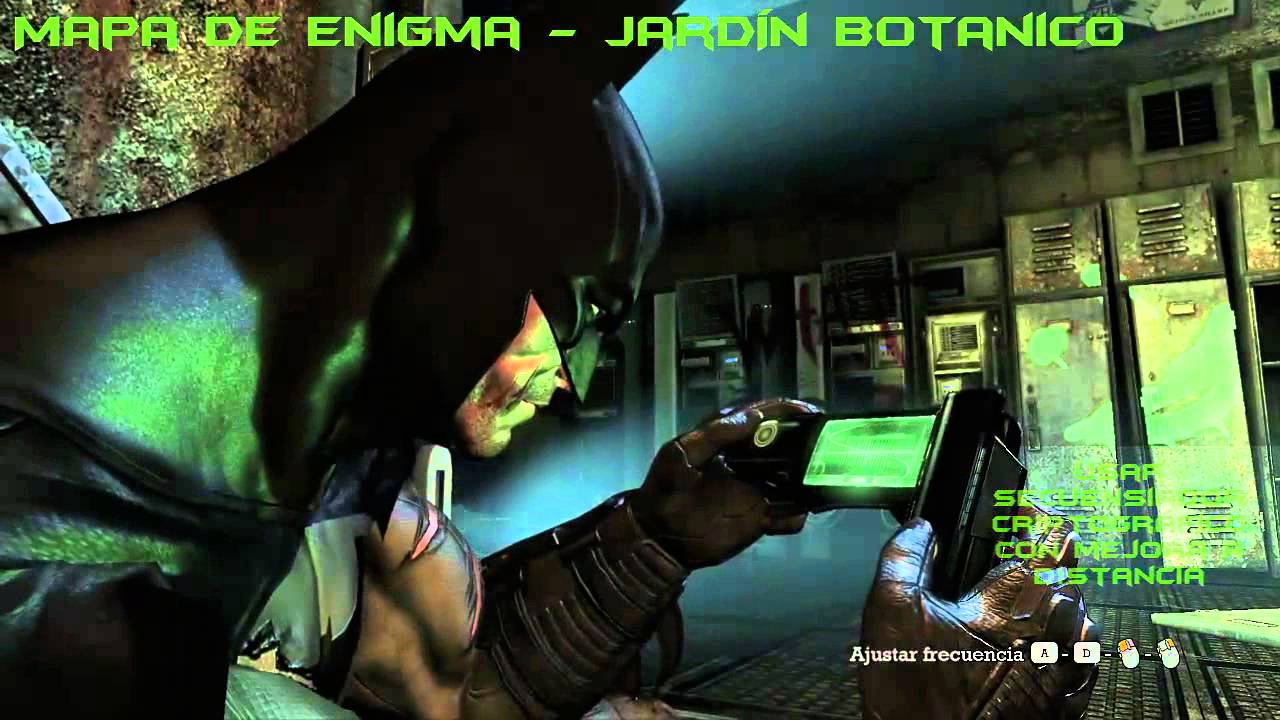 Batman Arkham Asylum | Guia - Mapas de Enigma - YouTube