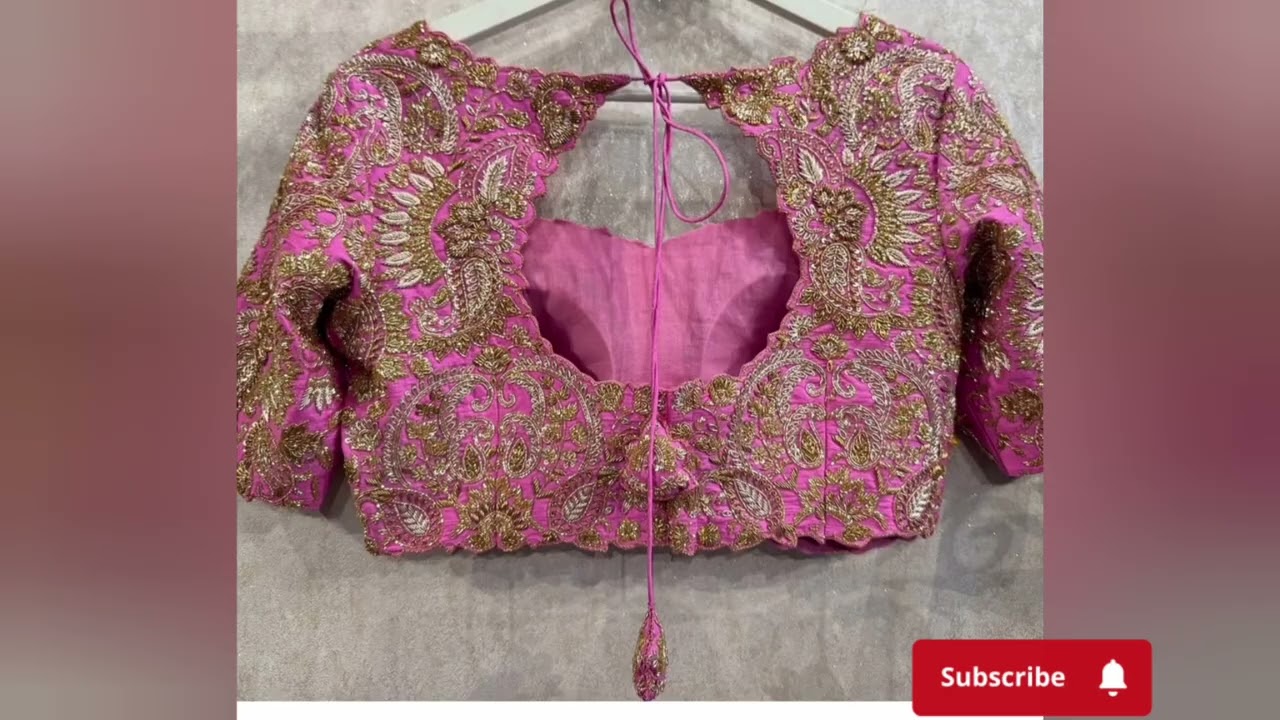 New model trending blouse front and back neck design and sleeves designs 