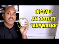How to add an electrical outlet ANYWHERE (2020)