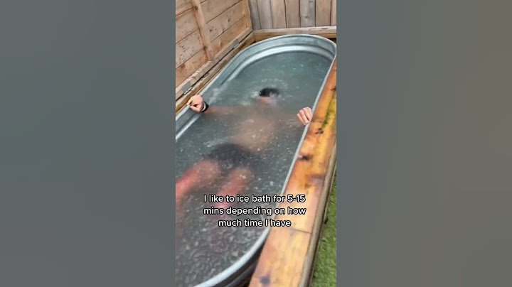 How long should you ice bath?