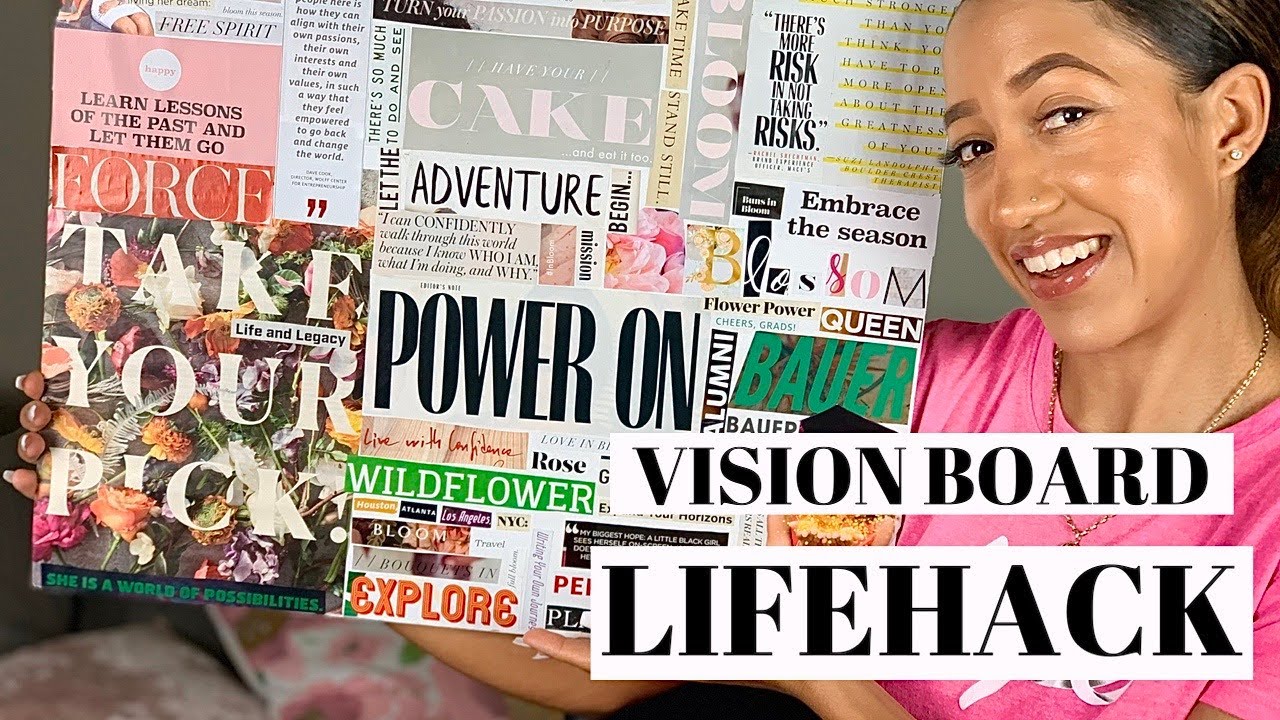 How to EFFECTIVELY create a Vision Board, 2020 LIFE HACK