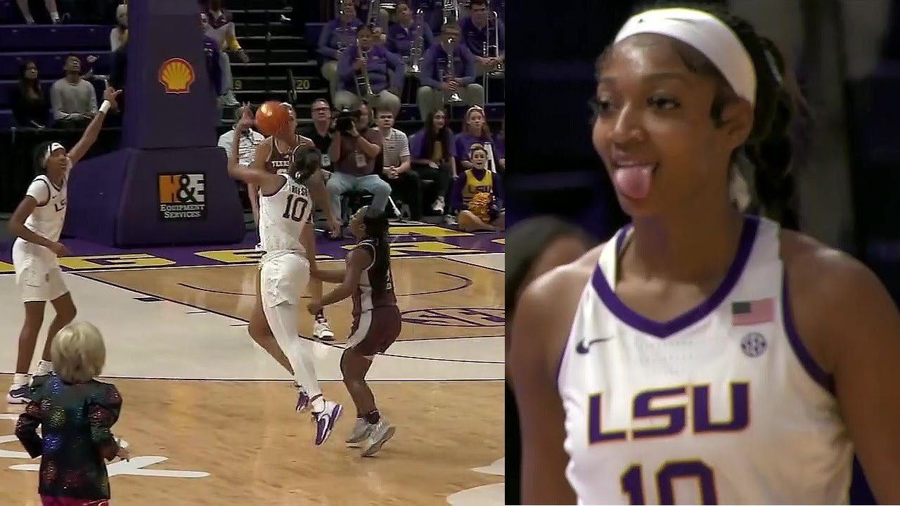 CRAZY Buzzer Beater By Angel Reese After She Steals The Ball! | #7 LSU Tigers vs Texas A&M