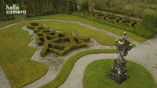 Beautiful Birr Castle - 4K Formal Gardens drone footage.