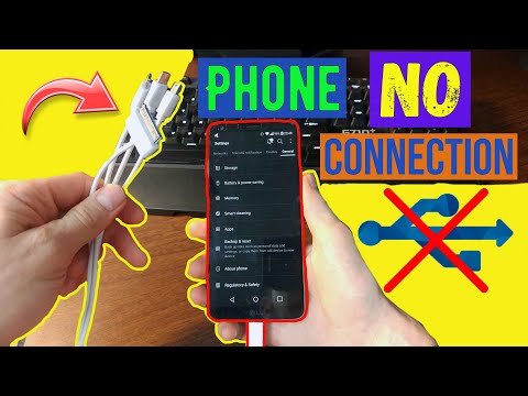 PHONE NOT CONNECTING TO PC ONLY CHARGING | FIXED | 4K