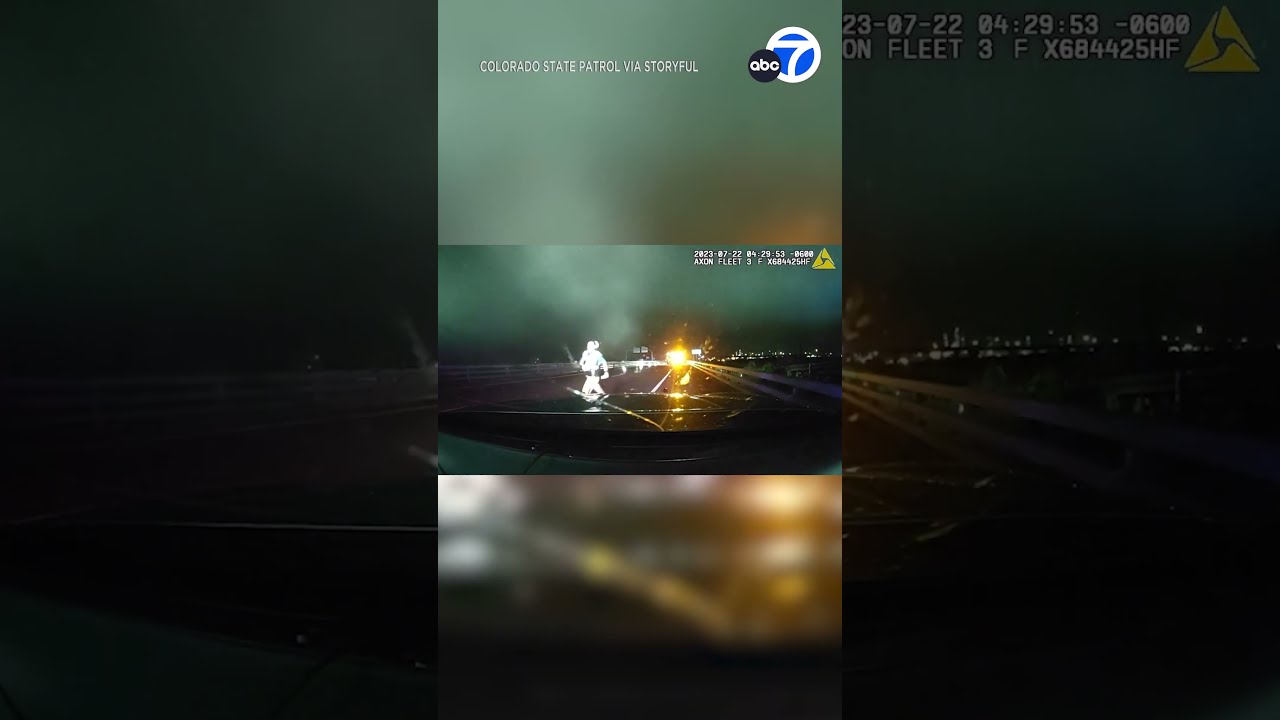 Colorado State Trooper Topples Over Bridge After Apparent Drunk Driver Crashes Into Patrol Car