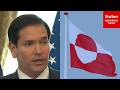 Reporter Asks Marco Rubio: Is There U.S. Agreement That Greenland Will Not Be Ceded By Denmark?