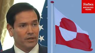 Reporter Asks Marco Rubio: Is There U.S. Agreement That Greenland Will Not Be Ceded By Denmark?