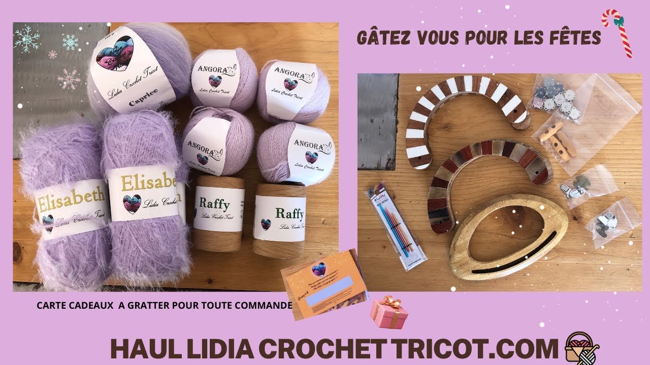 PONY Aiguilles à tricoter: Laine, coton et accessoires Lidia Crochet Tricot