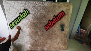 CARA MENGHILANGKAN DAKI DI KASUR | CARA CUCI SPRINGBED DENGAN HASIL SUPER BERSIH MAKSIMAL