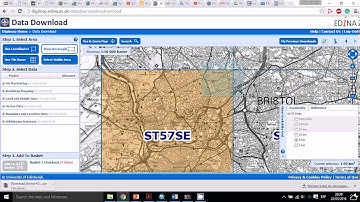 Downloading data of Edina Digimap