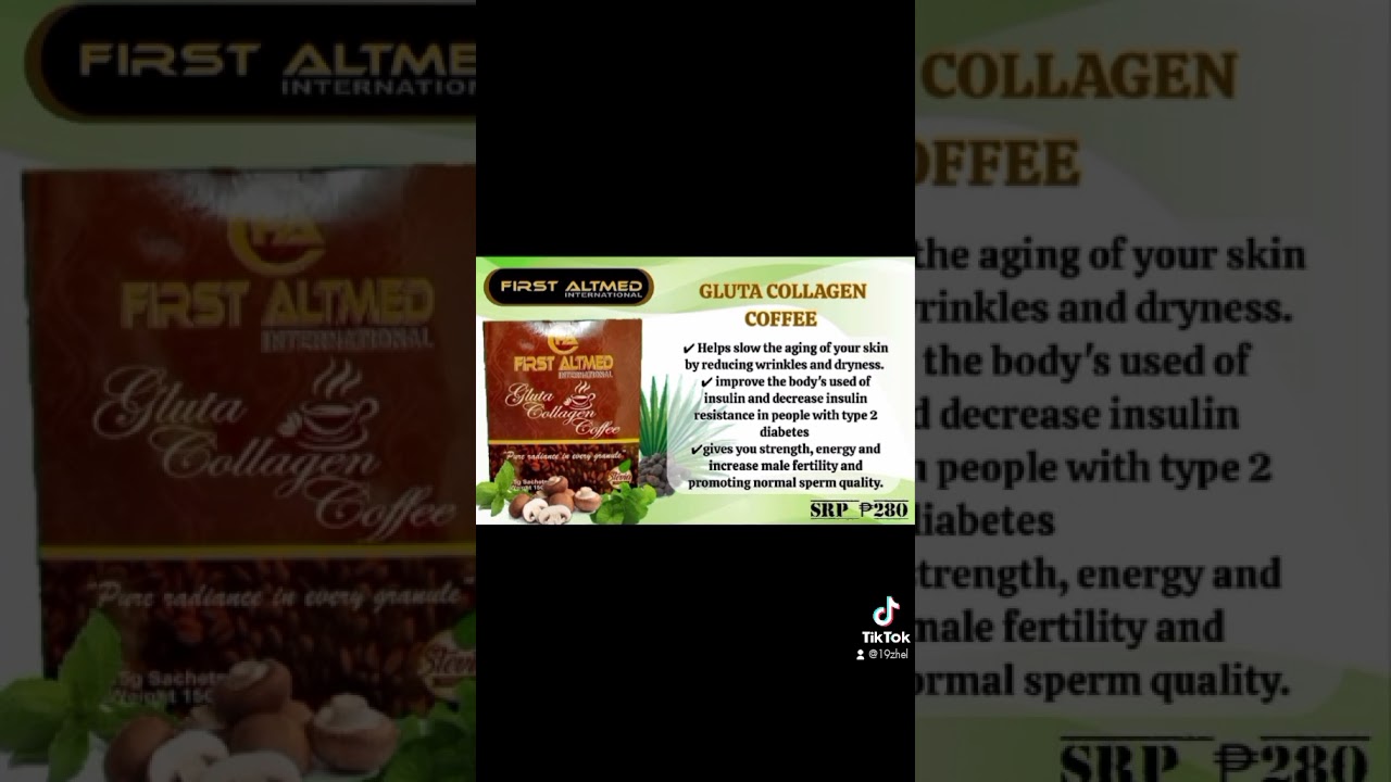 FIRST ALTMED GLUTA COLLAGEN COFFEE AND SLIMMING GREEN COFFEE...MUST TRY IT ☺️☺️☺️