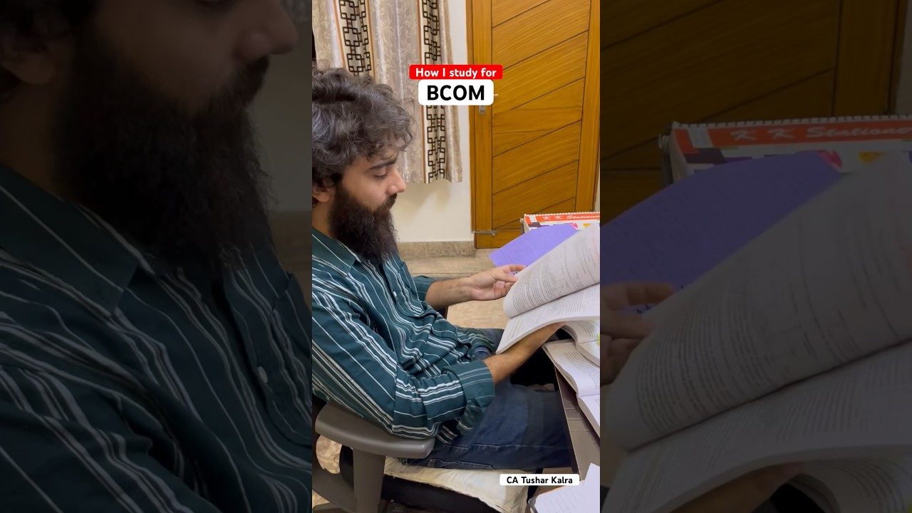 CA Motivation | CA vs Bcom exam level 😅| CA Tushar Kalra 