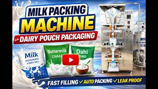 Milk Pouch Packing Machine | Milk, Buttermilk, Lassi & Curd Packing Machine | SUNFLEX