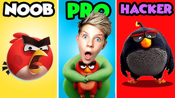 NOOB to PRO to HACKER in Angry Birds! Prezley