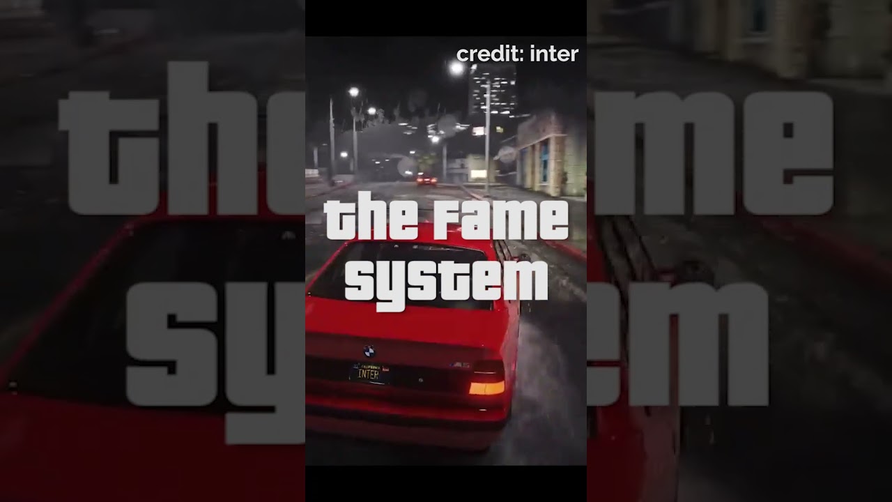 Grand Thief Auto 6 - The Fame System (From GTA 6 Leaks)