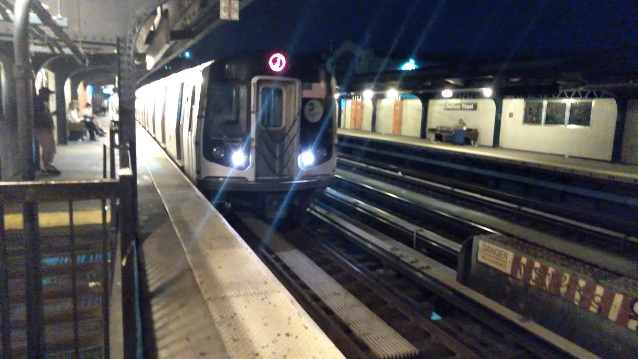 [MTA NYCT]: Manhattan Bound-R160A-2 J train ride from Chauncey Street ...