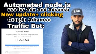 Adsense clicking + Traffic automatic bot | New update use for loading and Adx boost impression