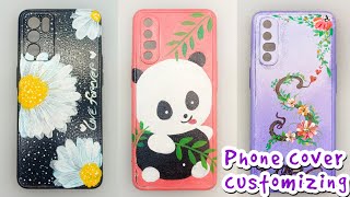 Mobile Back Cover Painting | DIY Mobile Cover Painting at Home | Mobile Cover Painting Idea