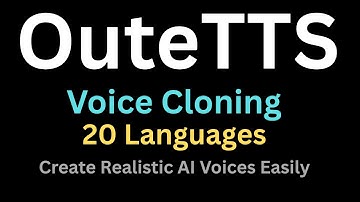 OuteTTS Review: Insane Voice Cloning in Any Language! Google Colab Tutorial