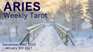 ARIES WEEKLY TAROT READING BREAKTHROUGHS ARIES! December 28th 2020-January 3rd 2021 #Youtube