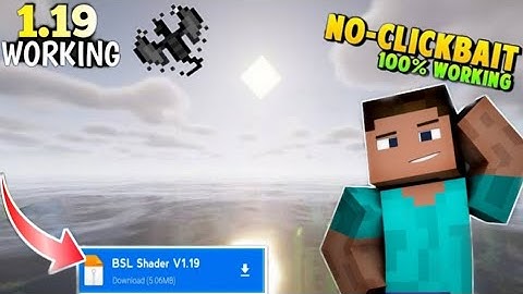 FINALLY RELEASED! 🥰 || BSL SHADER FOR Minecraft PE 1.19 || REAL BSL IN MCPE