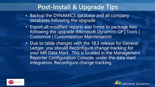 YEAR END PROCESSING FOR MICROSOFT DYNAMICS GP WEBINAR   December 17, 2020