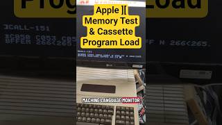 Apple II Clone Memory Test &amp; Loading a Program Over The Internet