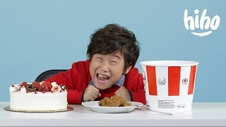 Christmas Foods | American Kids Try Food from Around the World  Ep 10 | Kids Try | Cut