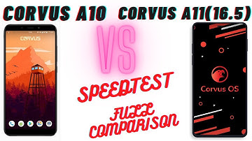 CORVUS ANDROID 10 FINAL BUILD VS CORVUS 16.5(ANDROID 11) SPEEDTEST AND COMPARISON on ASUS MAX PRO M1