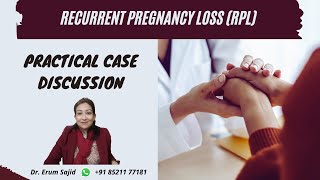 Recurrent pregnancy loss (RPL) |DNB Live Class Practical course|DNB OBGYN coaching  | Erum's DNB App