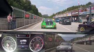 A 45 AMG - Salzburgring 17.06.2018 Relaxed Run-In w/ many Porsches