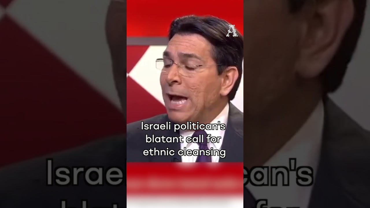 Israeli politician's blatant call for ethnic cleansing in Gaza 
