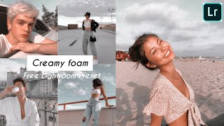 Creamy Foam Free Lightroom mobile Preset