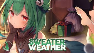 Nightcore - Sweater Weather (lyrics)