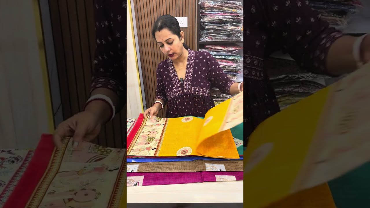 MADHUBANI COTTON PRINT | COTTON SAREE | SAREE UTSAV | WHOLESALE | BOOKING 8250923996