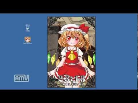 東方 フランのwindowsデスクトップ時計 Youtube