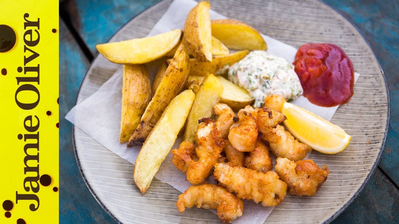 Scampi & Chips | Bart van Olphen | Jamie Oliver