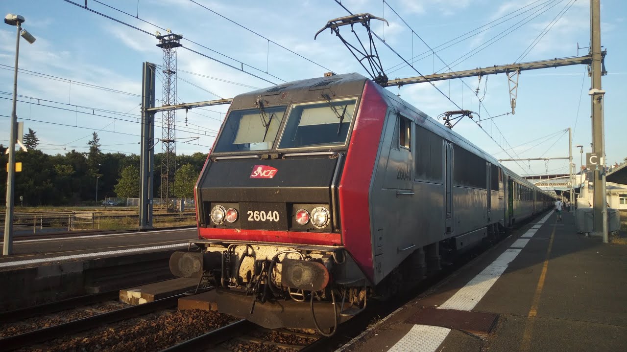 De Bourges à Paris Austerlitz en cabine de la BB26037
