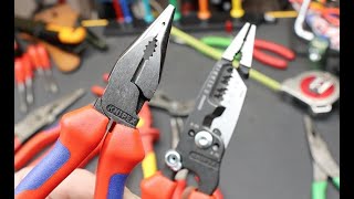 New Knipex Pliers just announced! 185mm Combination Needle Nose & Metric Forged Wire Stripper plus..