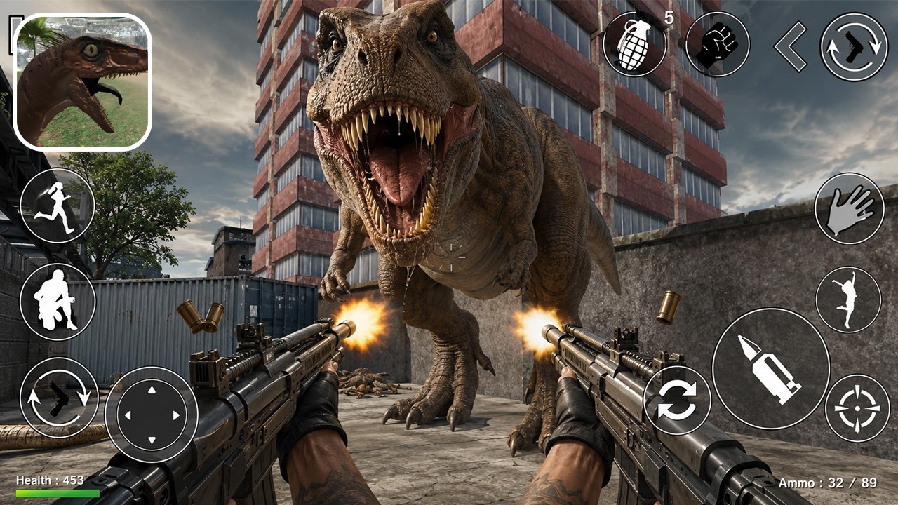 Dinosaur Hunter Hunting Games - Dino Fear Shooting Dinosaur Gun Game ...