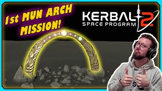 The NEW Amazing Mun Arch in Kerbal Space Program 2 - Early Access Mun Mission Narration & Guide!