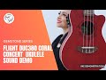 Sound Demo of the Flight DUC380 Coral Concert Ukulele!