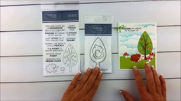 Introducing the Henrietta Hedgehog Stamp Set and Crafting Dies - Technique Tuesday