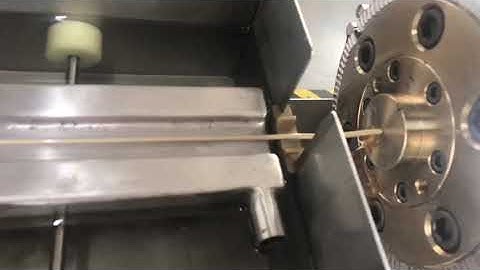 Lab 3D printer filament extruder test video